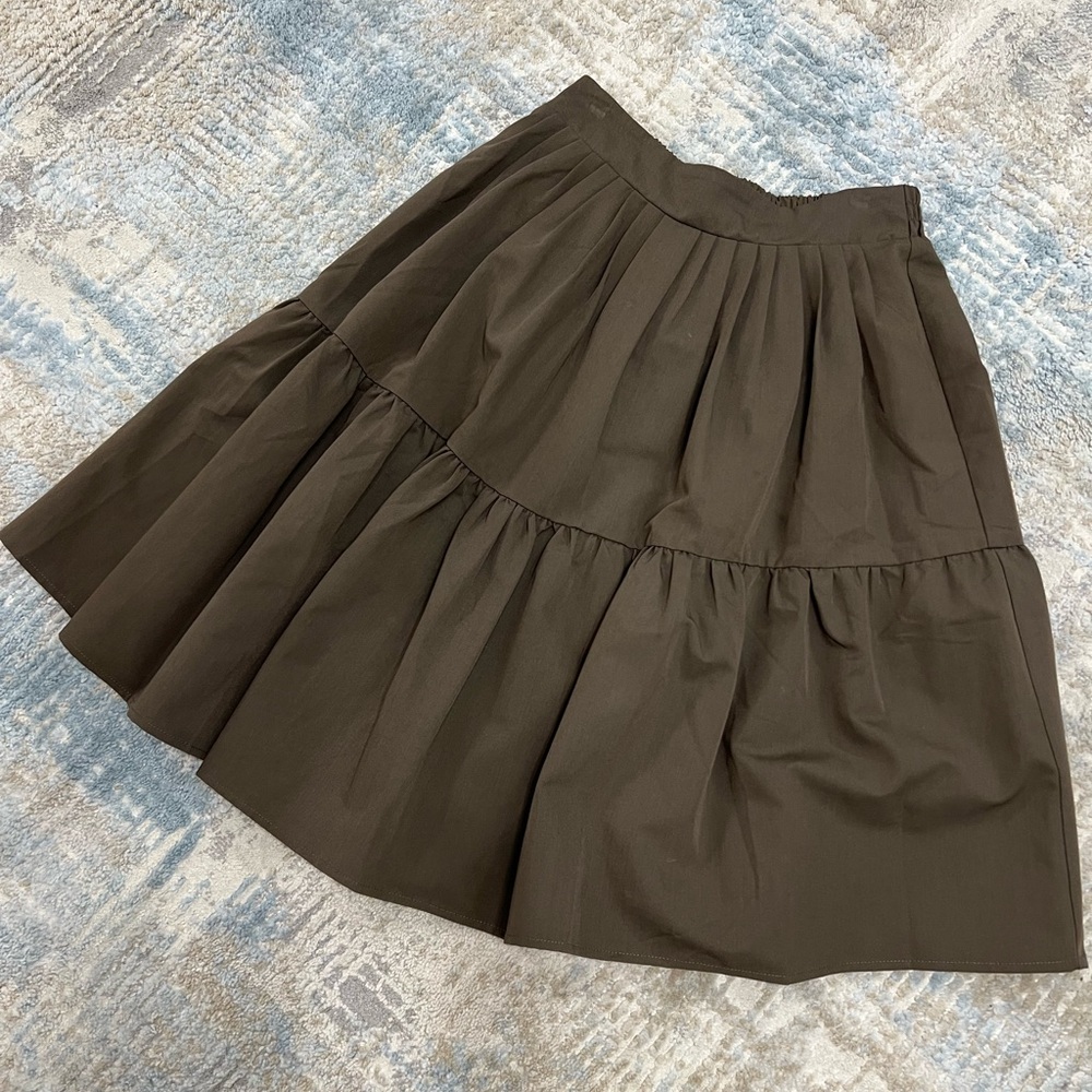 Elegant Brown Women's Skirt